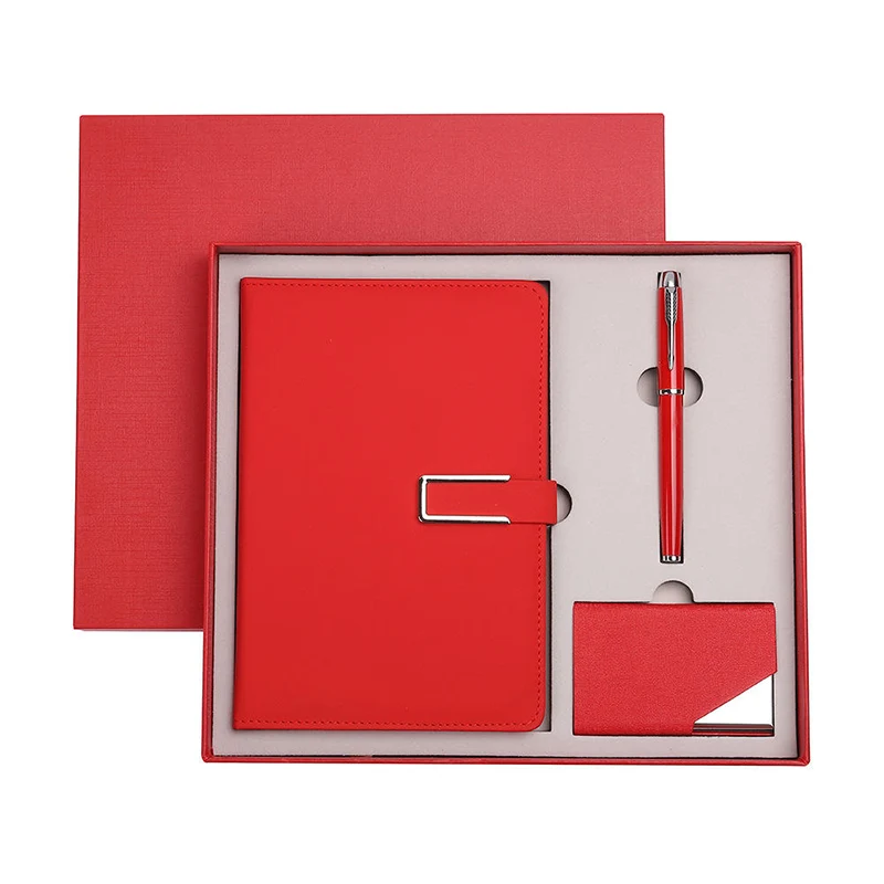 Business card holder And Notebook Gift Set