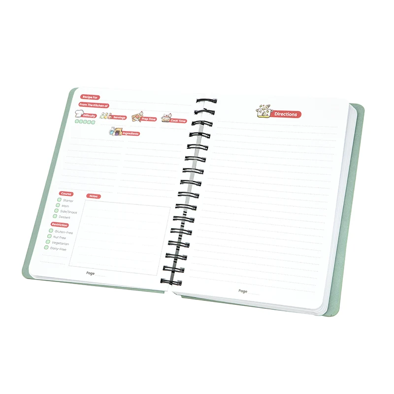 Pu Cover Spiral Notebook